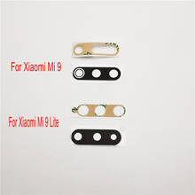 2 unids/lote de cristal de cámara trasera para Xiaomi Mi 9 Mi9 Lite, cubierta de lente de cámara trasera con pegatina adhesiva, piezas de repuesto 2024 - compra barato