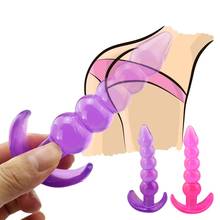 Women Butt Plug Prostate Massager Sex Machine G-spot Silicone Anal Beads Adult Sex Toys For Famlae/Male 2024 - buy cheap