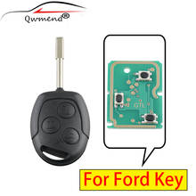 433Mhz 3Buttons Complete Remote Key Fob For Ford Mondeo Fiesta Focus Ka Transit 2001-2007 ID60 Glass chip Blade FO21 2024 - buy cheap