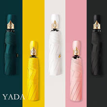 Yada ins-guarda-chuva automático de alta qualidade, 10k, sol e chuva, guarda-chuva feminino, dobrável, à prova de vento, android 2024 - compre barato