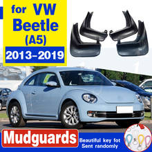 Set Molded Mud Flaps For VW Beetle (A5) 2013-2019 Mudflaps Splash Guards Front Rear Mud Flap Mudguards 2013 2014 2015 2016 2024 - buy cheap
