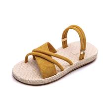 Leather children's casual sandals flat heel summer new boys and girls beach shoes children's sports sandals baby toddler shoes 2024 - buy cheap