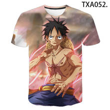 2020 Summer One Piece  3D T shirt Boy Girl Kids Fashion Streetwear Men Women Children  Printed T-shirt Cartoon Anime Tops Tee 2024 - buy cheap