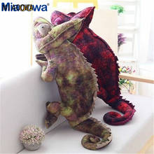 1pc 1M Simulation reptiles Lizard chameleon Plush Toys High Quality Personality animal doll Pillow Birthday Toy for Children 2024 - buy cheap