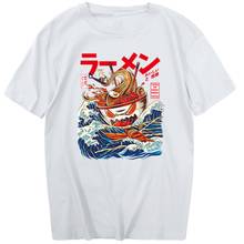 Cartoon Funny The Sea Great Ramen T-Shirt Men Anime Short Sleeve Mens T Shirts Lovely Street T-Shirts Summer Fashion Tee Shirt 2024 - buy cheap