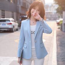 Women blazers Slim spring Autumn splice jacket Long sleeve Blazer & Suits Women 991 2024 - buy cheap