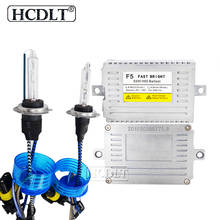 HCDLT-Kit de Xenón HID de 55W AC, 12V, Delgado, rápido, brillante, DLT F5, balasto, faro de coche, H7, H8, H11, H1, 5500K, Kit de conversión HID de lámpara automática 2024 - compra barato