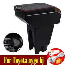 Подлокотник для Toyota Aygo BJ, с двумя дверями, 7USB, центральный пульт, коробка для хранения, подлокотник 2024 - купить недорого