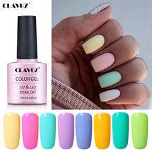 CLAVUZ 10ML Macaron Candy Color Gel Nail Polish UV LED Manicure Nail Lacquer Soak Off Nail Art Design Gel Polish 2024 - buy cheap