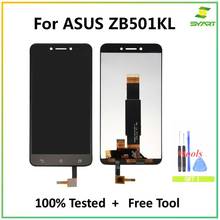 Для ASUS ZenFone Live ZB501KL ЖК-дисплей кодирующий преобразователь сенсорного экрана в сборе + Бесплатные инструменты для Asus ZB501KL X00FD 5,0 "LCDs экран 2024 - купить недорого