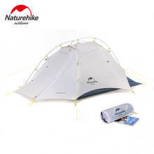 Naturehike tenda de nylon 15d masculina, barraca com asa cloud up para acampamento, caminhadas ao ar livre e tapete grátis 2024 - compre barato