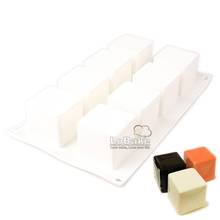 8 cavities 5cm 3D square cube shape silicone cake mold soap moldes chocolate fondant pudding jelly cheese molds DIY bakery tools 2024 - buy cheap