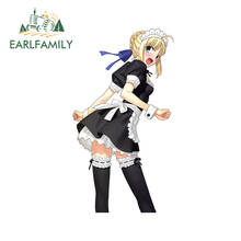 EARLFAMILY 13cm x 7.4cm For Artoria Pendragon Anime Car Sticker Personality Laptop Decal Waterproof Sunscreen Vinyl Car Wrap 2024 - buy cheap