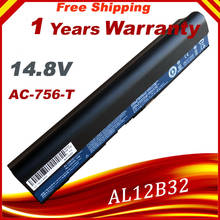 Bateria para celulares, al12b32, al12x32, al12a31, al12b31, acer aspire one 756, convés 725, para viagem, b113, b113m, tamanhos c7, c710 2024 - compre barato