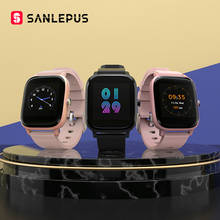 Sanlepus-smartwatch esportivo com monitor de frequência cardíaca, relógio inteligente fitness unissex, à prova d'água, para android, ios, apple, xiaomi, 2021 2024 - compre barato