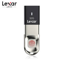 USB флеш-накопитель Lexar, 128 ГБ, Распознавание отпечатков пальцев, F35, флеш-накопитель 64 ГБ, 32 ГБ, USB 3,1, флеш-накопитель 150 МБ/с./с, высокоскоростная карта памяти 2024 - купить недорого