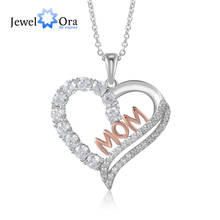 JewelOra-collar con colgante plata de primera ley y Circonia cúbica para mujer, Gargantilla, plata, Circonia cúbica, Zirconia, circonita, zirconita, zirconita, boda, día de la madre 2024 - compra barato