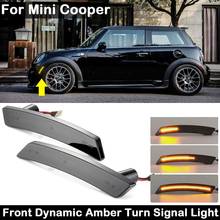 Luz led indicadora de dianteira para mini cooper, r55, r56, r57, r58, r59, r60, r61, conjunto de 2 peças 2024 - compre barato