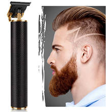Barbeador elétrico masculino, máquina de barbear profissional para homens 2024 - compre barato