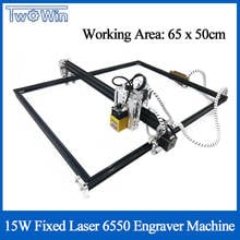 15W Fixed-focus 500MW/2500MW/5500MW Laser DIY Laser Engraver Machine 6550 CNC Laser Machine Wood Router for Cutting & Engraving 2024 - buy cheap