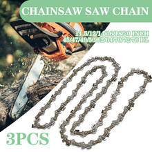 3Pcs Drive Link Chainsaw Saw Chain Blade Woodwork Chainsaw Mills Surface Smooth 12/14/16/18/20 inch Chains For Cutting Lumbers 2024 - buy cheap