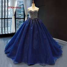 Navy Blue Tulle Quinceanera Dresses Plus Size Luxury Crystals Masquerade Ball Gown Sweet 16 Dresses Vestido De 15 Anos Buy Cheap In An Online Store With Delivery Price Comparison Specifications