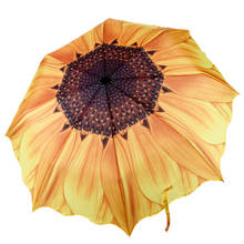 Paraguas plegable de girasoles para mujer, sombrilla de protección solar Anti Uv, paraguas de lluvia para amantes y niños, regalos de alta calidad 2024 - compra barato