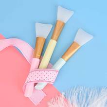 1 Pcs Soft Silicone Makeup Brush Facial Mask Stirring Brush Women Skin Face Care For Girl Cosmetic Tools Dropshipping 3 Colors 2024 - buy cheap