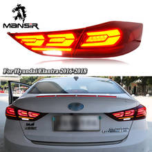 LED Car Taillight Tail Lamp Brake Reversing Reverse Rear lights For Hyundai Elantra Avante 2016 -2019 2020  Reflector Fog Lamps 2024 - buy cheap