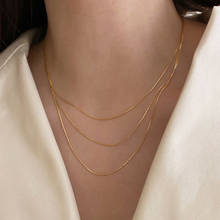 Multi-layer Gold Chain Necklace For Women Fashion Jewelry Small Elegant Charms Korean Neck Clavicle Necklace Girls Gifts 2024 - buy cheap