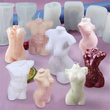 3D Human Body Shaped Candle DIY Silicone Mold Ice Block Gypsum Molds Cake Mould 2024 - buy cheap