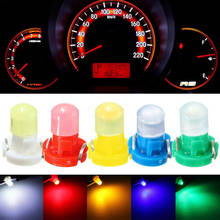 10pcs T3 LED Light Bulb Cluster Gauges Dashboard Instruments Panel Climate Base Lamp Light White/Yellow/Blue/Red/Green 2024 - buy cheap