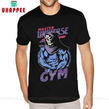 Camiseta personalizada con estampado de los maestros del universo para hombre, camisetas de manga corta con estampado personalizado, Camisa de algodón de primera calidad con cuello redondo negro 2024 - compra barato