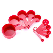 3 Color Plastic Measuring Cups 10pcs/lot Measuring Spoon Kitchen Tools Measuring Set Tools For Baking Coffee Tea 2024 - buy cheap