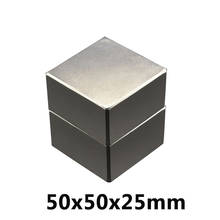 1/2/3PCS 50x50x25mm Powerful Block Magnets N35 Super Neodymium Magnet 50x50x25 mm Permanent NdFeB Magnets 50*50*25 mm 2024 - buy cheap