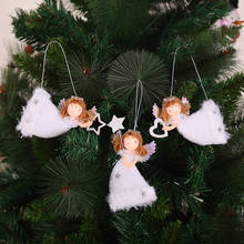 YOMDID Christmas Pendant Angel Design Xmas Tree Hanging Decorative Kawaii Ornament Holiday Party Christmas Decoration for Home 2024 - buy cheap