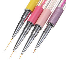 1pcs Nail Brushl Art Line Painting Pen  Acrylic UV Gel Brushes Drawing Design Girl Manicure Painting Tool 2024 - купить недорого
