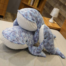 Sonho bonito baleia brinquedo de pelúcia baleia recheado boneca macio curto pelúcia dormir travesseiro sofá almofada presente para crianças do miúdo do navio da gota 2024 - compre barato