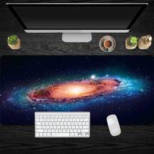 90x40cm Universe Starry Sky Pattern Mouse Pad Laptop Large Gamer Rubber Mouse Mat Locking Edge Mousepad Desk Gaming Accessories 2024 - buy cheap