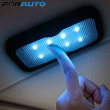 Luz LED Interior de coche, lámpara de techo magnética Universal, para lectura de techo, con carga USB, 1 unidad 2024 - compra barato