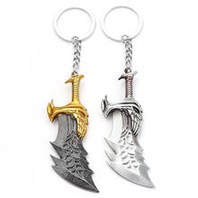God of War 4 Keychain Blades of Chaos Kratos Weapon Pendant Keyring Axe Sword Key Chains Key Holder Chaveiro Key Chain For Fans 2024 - buy cheap