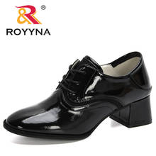 ROYYNA-Zapatos de tacón de charol para Mujer, calzado de alta calidad, a la moda, 2020 2024 - compra barato