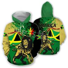 Tessffel Jamaica Lion Judah 3D Printed Men's Sweatshirt Zipper Hoodie Unisex Casual Jacket Autumn/Winter Dropshipping Style-4 2024 - buy cheap