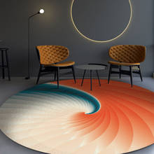 High-quality Nordic Geometric Color Round Carpets For Living Room Bedroom Area Rug Large Size Office Hotel Home Decor Mat/Carpet 2024 - buy cheap