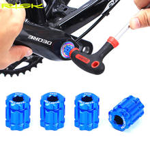 Risk-Herramienta de instalación de tapa de manivela para bicicleta Shimano HollowTech XT XTR, herramientas de reparación para quitar e instalar, ajuste de brazo de manivela, 1 ud. 2024 - compra barato