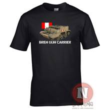 WWII Allied D-day British Vehicle Bren Gun Carrier T-Shirt. Summer Cotton Short Sleeve O-Neck Mens T Shirt New S-3XL 2024 - buy cheap