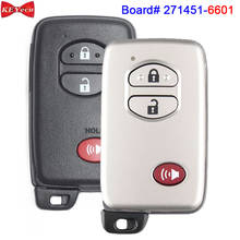 KEYECU for Toyota RAV4 2010 2011 2012 Land Cruiser 2008-2014 Smart Keyless Remote Key Fob 271451-6601 HYQ14AEM 89904-0R060 2024 - buy cheap