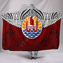 Manta con capucha especial de Tahiti para adultos y niños, manta usable con estampado 3D, varios tipos 2024 - compra barato