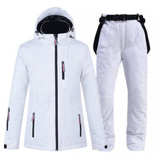 New Ski Suit Women Windproof Waterproof Breathable Warm Snowboard Jackets Pants High Quality Winter Ski Jacket Women Ski Set 2024 - buy cheap