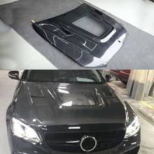 Капот для двигателя из углеродного волокна, прозрачный капот для Benz E Class W213 E250 E350 E43 E63 AMG 2016 2017 2018 2024 - купить недорого